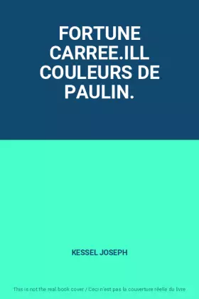 Couverture du produit · FORTUNE CARREE.ILL COULEURS DE PAULIN.