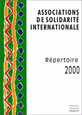 Couverture du produit · Associations de solidarité internationale : répertoire 1997 / 1998