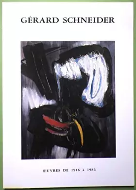 Couverture du produit · oeuvres de 1916 à 1986