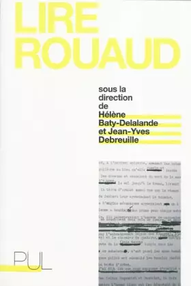 Couverture du produit · Lire Rouaud