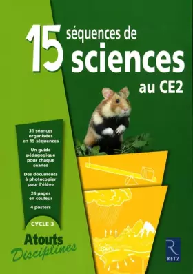 Couverture du produit · 15 séquences de sciences au CE2