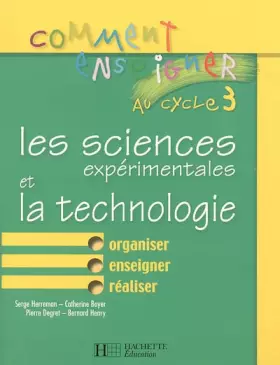 Couverture du produit · Les sciences expérimentales et la technologie au Cycle 3