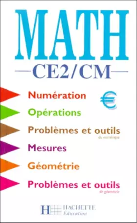 Couverture du produit · Maths, CE2 - CM. Elève