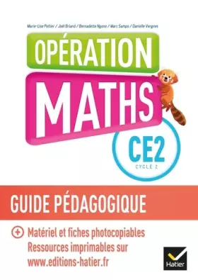 Couverture du produit · Opération Maths CE2 Éd.2018 - Guide pédagogique