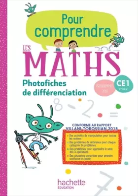 Couverture du produit · Pour comprendre les maths CE1 - Photofiches - Ed. 2019
