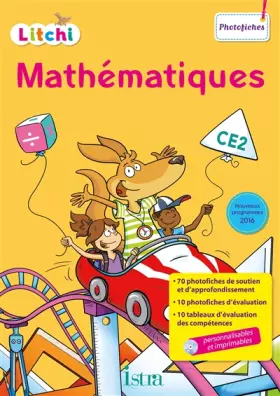 Couverture du produit · Litchi Mathématiques CE2 - Photofiches + CD - Ed. 2017