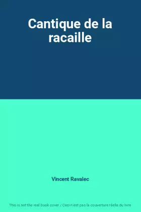 Couverture du produit · Cantique de la racaille