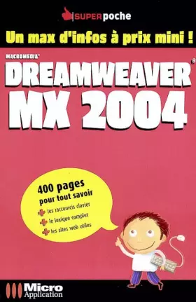 Couverture du produit · Dreamweaver MX 2004