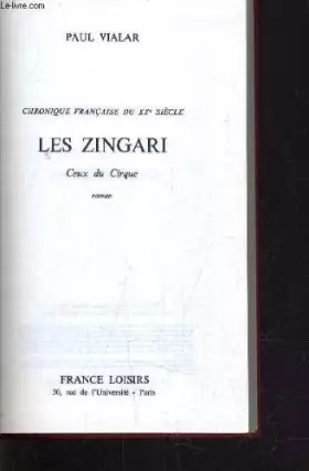 Couverture du produit · Les Zingari