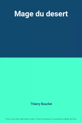 Couverture du produit · Mage du desert