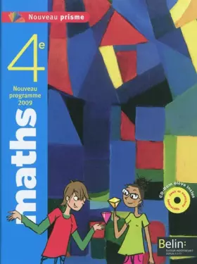 Couverture du produit · Maths 4e : Programme 2009, format compact (1Cédérom)