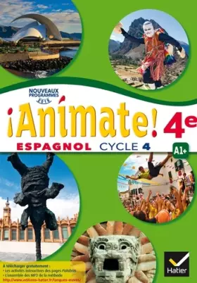 Couverture du produit · Animate - Espagnol 2e année LV2 Éd. 2017 - Livre élève