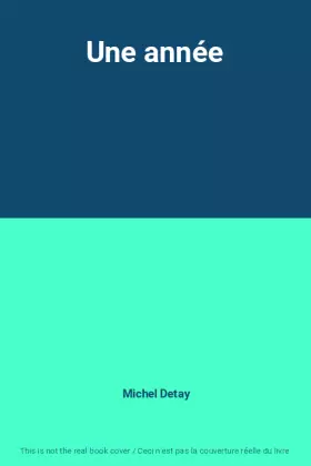 Couverture du produit · Une année