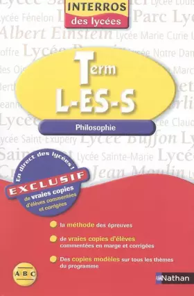Couverture du produit · COPIES COMMENTEES PHILO TER 34