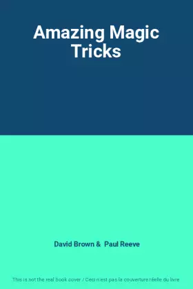 Couverture du produit · Amazing Magic Tricks