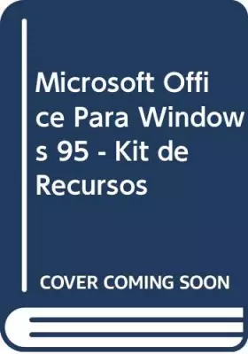 Couverture du produit · Microsoft Office Para Windows 95 - Kit de Recursos