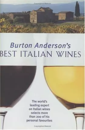 Couverture du produit · Burton Anderson's Best Italian Wines
