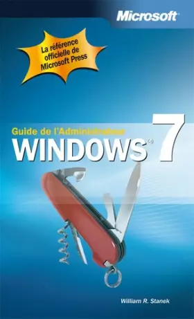 Couverture du produit · Guide de l'administrateur Windows 7