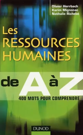 Couverture du produit · Les ressources humaines de A à Z