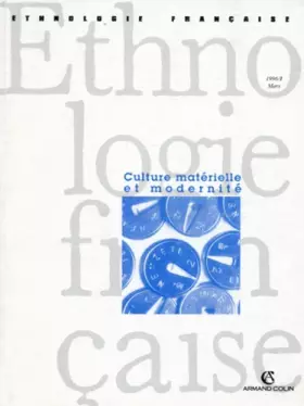Couverture du produit · Ethnologie française, 1996, numéro 1