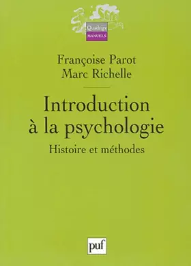 Couverture du produit · Introduction à la psychologie : Histoire et méthode