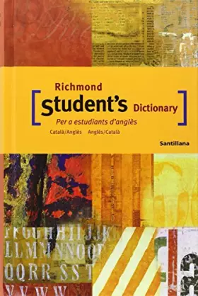 Couverture du produit · RICHMOND STUDENT'S DICTONARY CATALA-ANGLES