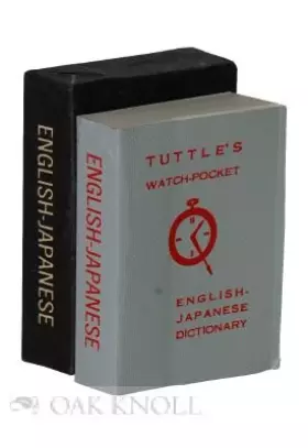 Couverture du produit · TUTTLE'S WATCH-POCKET ENGLISH-JAPANESE DICTIONARY.