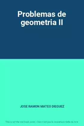 Couverture du produit · Problemas de geometria II