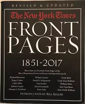 Couverture du produit · The New York Times Front Pages 1851-2017