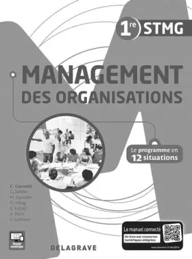 Couverture du produit · Management des organisations 1re STMG (2016) - Spécimen: Le programme en 12 situations