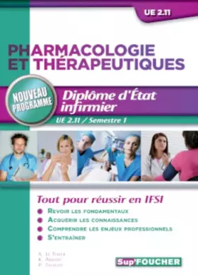 Couverture du produit · Pharmacologie et thérapeutiques D.E.I UE 2.11 Semestre 1