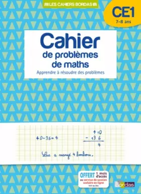 Couverture du produit · Cahier de problèmes de maths CE1