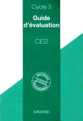 Couverture du produit · Guide d'évaluation CE2 Cycle 3