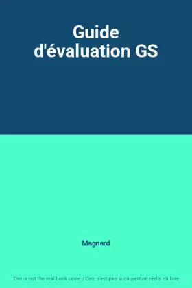 Couverture du produit · Guide d'évaluation GS