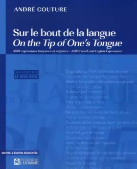 Couverture du produit · Sur le bout de la langue: 3500 expressions françaises et anglaises