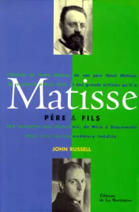 Couverture du produit · Matisse père et fils