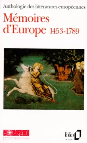 Couverture du produit · Mémoires d'Europe 1453-1789