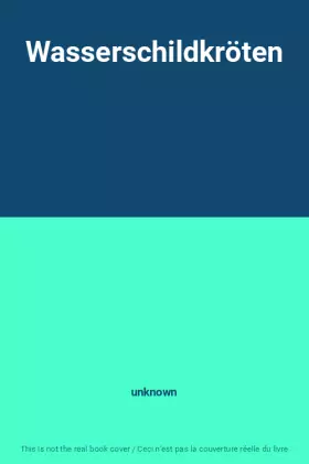 Couverture du produit · Wasserschildkröten