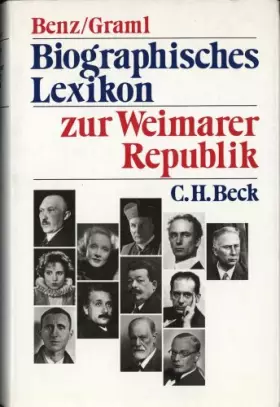 Couverture du produit · Biographisches Lexikon zur Weimarer Republik