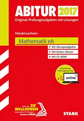 Couverture du produit · Abiturprüfung Niedersachsen 2017 - Mathematik EA inkl. Online-Prüfungstraining