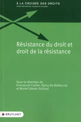Couverture du produit · Résistance du droit et droit de la résistance