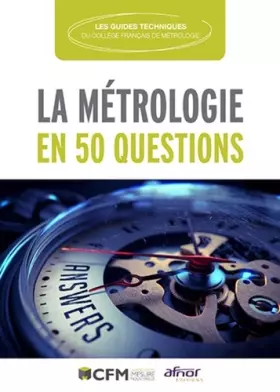 Couverture du produit · La métrologie en 50 questions