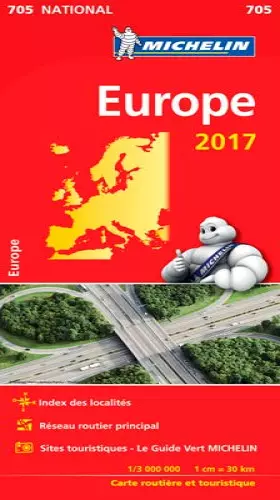 Couverture du produit · CARTE NATIONALE 705 EUROPE 2017