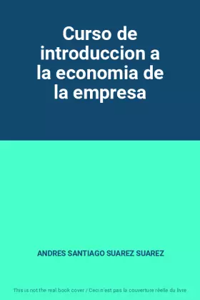 Couverture du produit · Curso de introduccion a la economia de la empresa