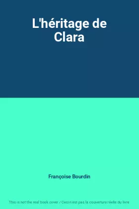 Couverture du produit · L'héritage de Clara