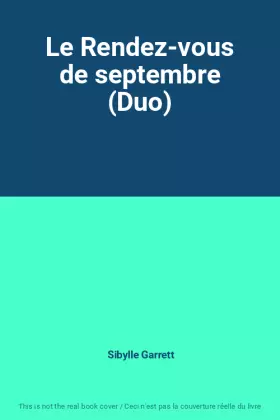 Couverture du produit · Le Rendez-vous de septembre (Duo)