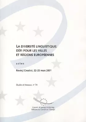 Couverture du produit · La diversité linguistique : défi pour les villes et régions européennes