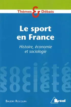 Couverture du produit · Le sport en France