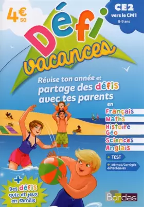 Couverture du produit · DéfiVacances CE2 vers CM1- Cahier de vacances