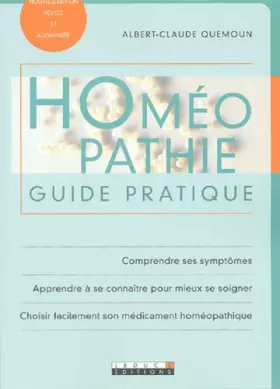 Couverture du produit · Homéopathie: Guide pratique